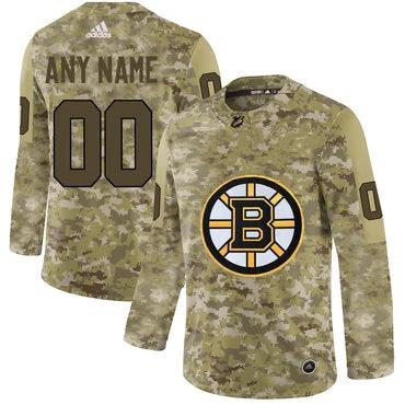 Boston Bruins Camo Customized Jersey by Hockey David