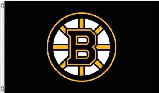 Boston Bruins Custom Black Flag 3X5Ft Polyester Digital Print Banner USA by flagsjustdoit