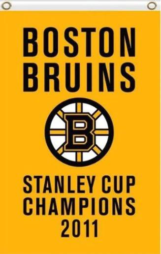 Boston Bruins Stanley Cup Champions Flag 3X5Ft Polyester Digital Print Banner USA by flagsjustdoit