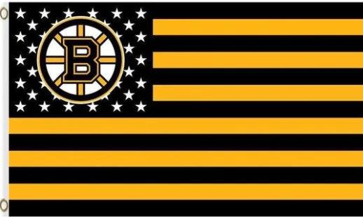 Boston Bruins Star Flag 3X5Ft Polyester Digital Print Banner USA by flagsjustdoit