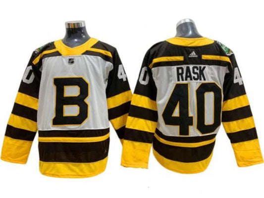Boston Bruins #40 Tuukka Rask Winter Classic Jersey by Hockey David