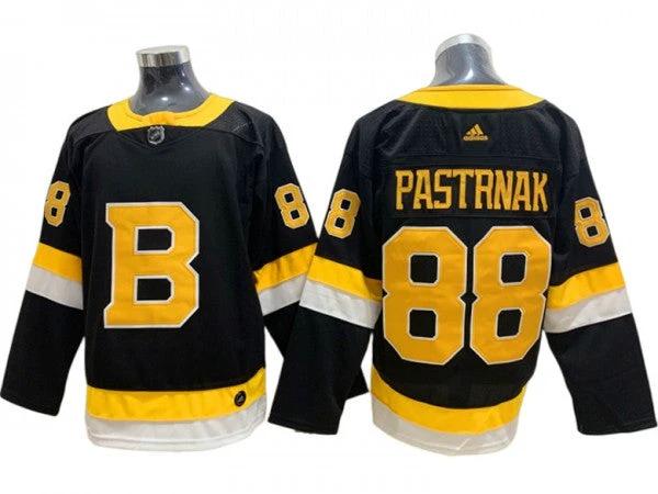 Boston Bruins #88 David Pastrnak Black Alternate Jersey by Hockey David