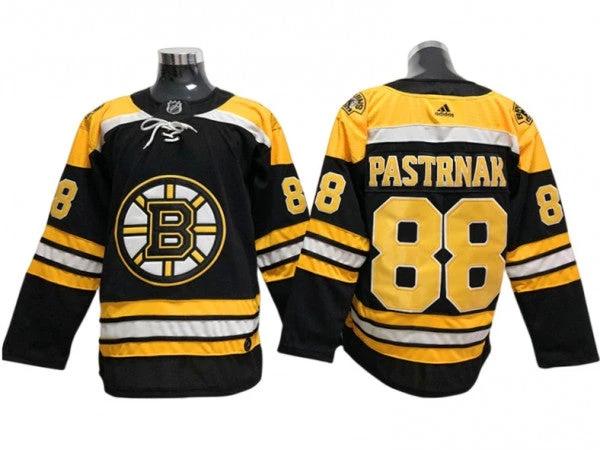 Boston Bruins #88 David Pastrnak Black Home Jersey by Hockey David