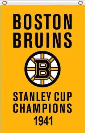Boston Bruins stanley cup champions 1941 Flag 3X5Ft Polyester Digital Print Banner USA by flagsjustdoit