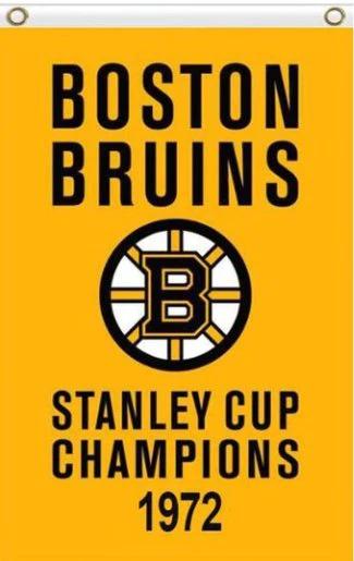 Boston Bruins stanley cup champions 1972 Flag 3X5Ft Polyester Digital Print Banner USA by flagsjustdoit