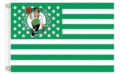 Boston Celtics Basketball Sport Flag 3X5Ft Polyester Banner USA Digital Printing by flagsjustdoit