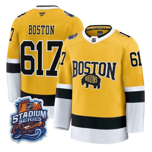 Boston Jersey #617 Boston Bruins 2026 Stadium Series Premium Stitched by Hockey David