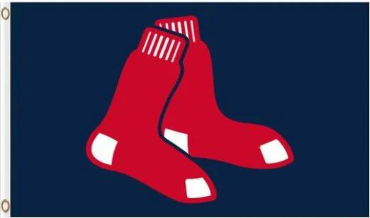 Boston Red Sox Baseball Club 3X5 Banner USA Polyester with Brass Grommets by flagsjustdoit