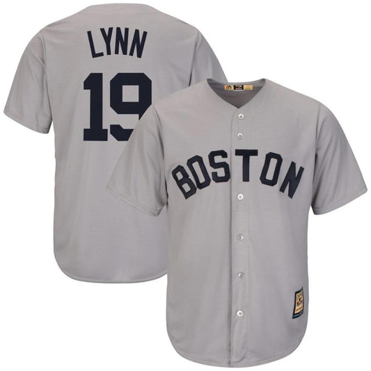 Boston Red Sox Fred Lynn Gray Throwback Jersey by My Store