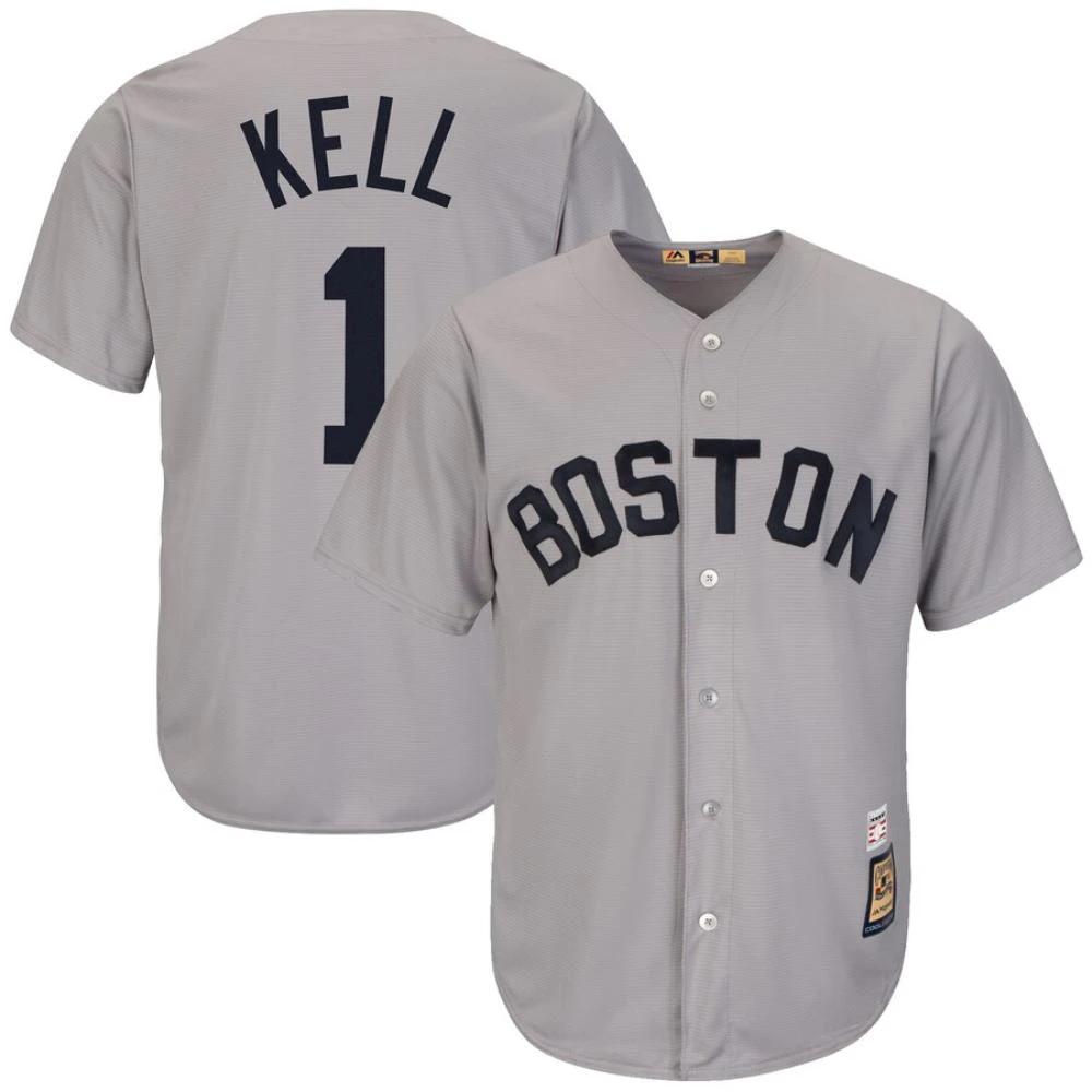 Boston Red Sox George Kell Gray Throwback Jersey by My Store