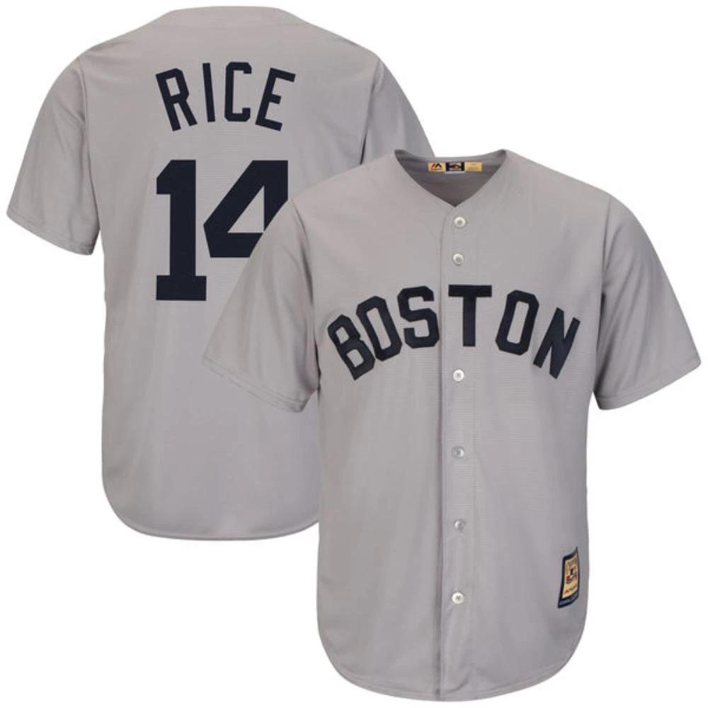 Boston Red Sox Jim Rice Gray Throwback Jersey by My Store