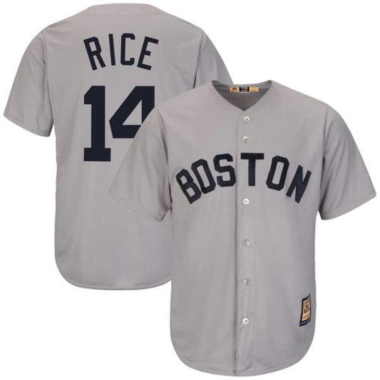 Boston Red Sox Jim Rice Gray Throwback Jersey by My Store