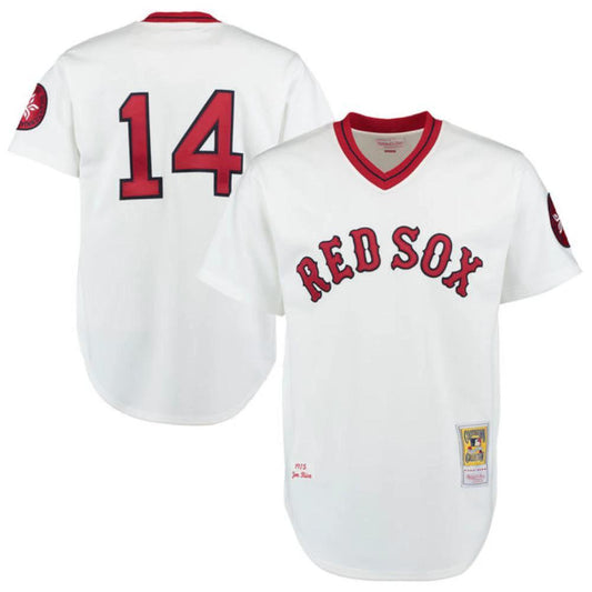 Boston Red Sox Jim Rice White Throwback Pullover Jersey by My Store