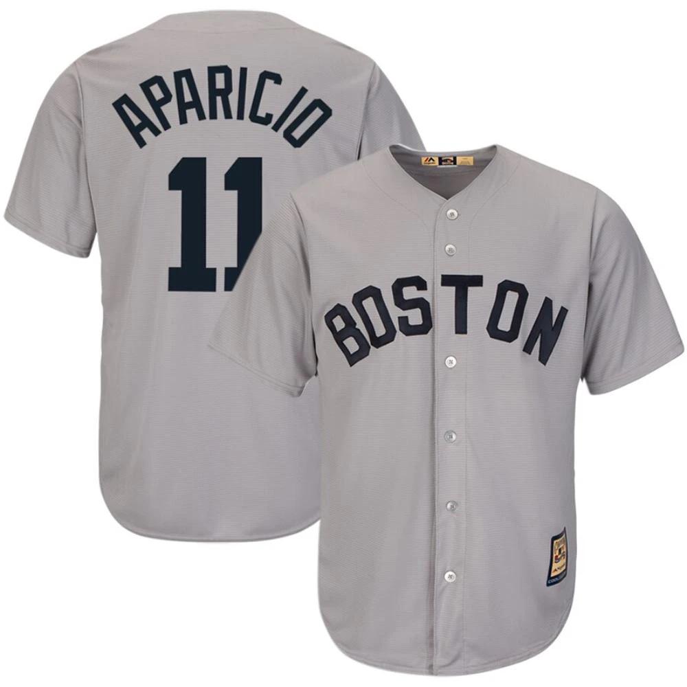 Boston Red Sox Luis Aparicio Gray Throwback Jersey by My Store