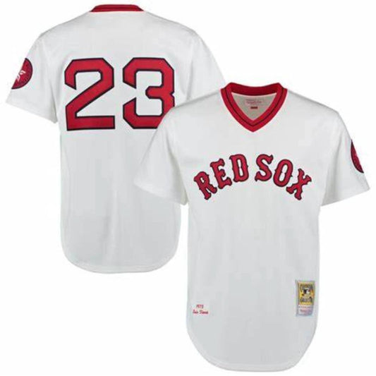 Boston Red Sox Luis Tiant White Throwback Pullover Jersey' by My Store