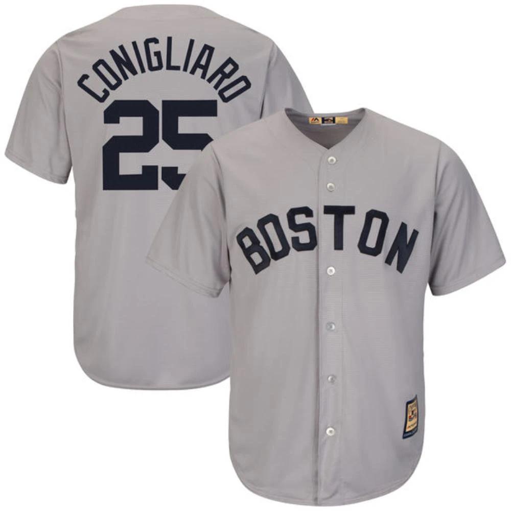 Boston Red Sox Tony Conigliaro Gray Throwback Jersey by My Store