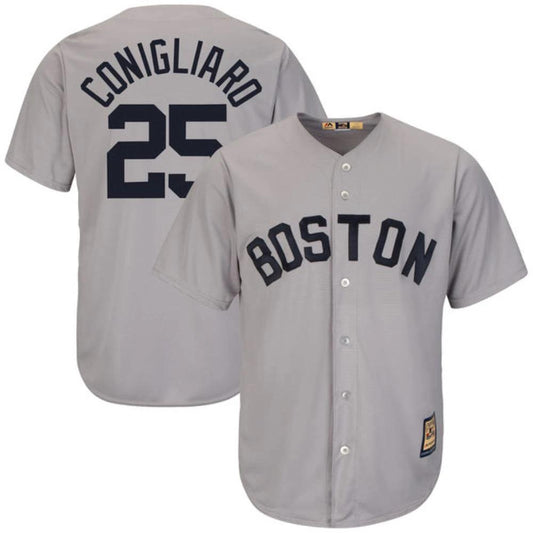 Boston Red Sox Tony Conigliaro Gray Throwback Jersey by My Store