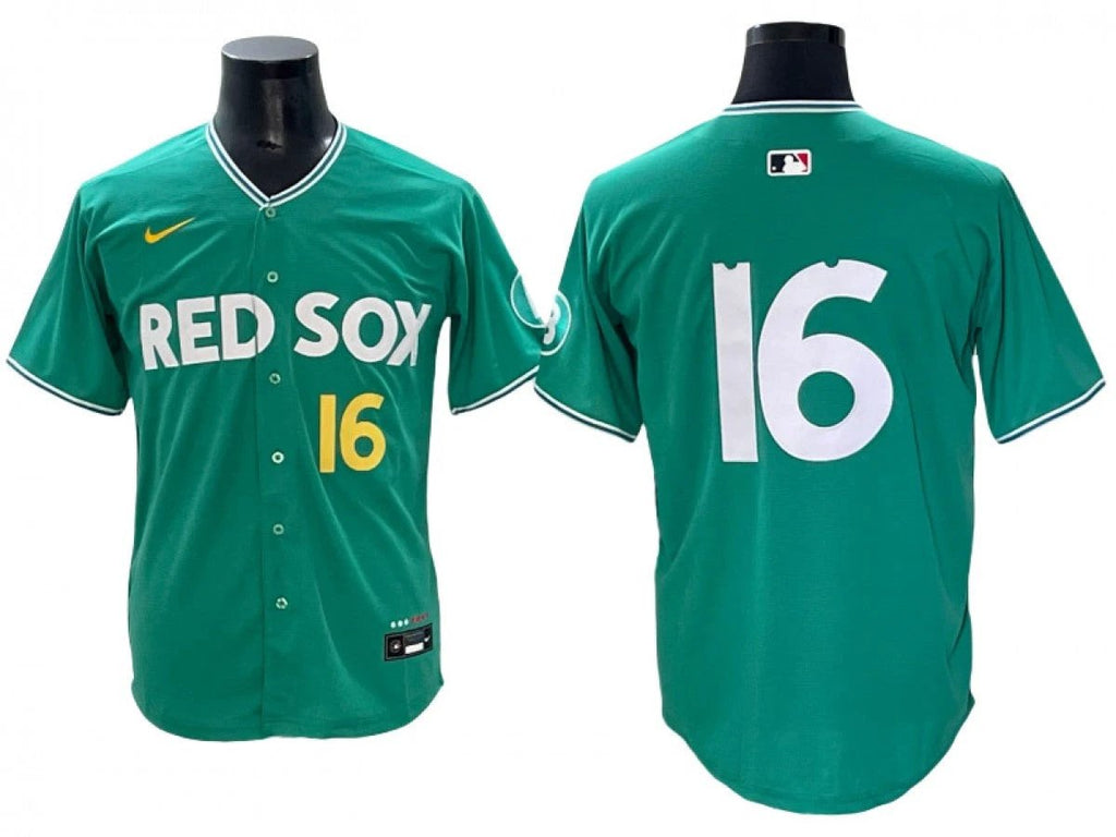 Boston Red Sox #16 Jarren Duran Green 2025 City Connect Limited Jersey by My Store