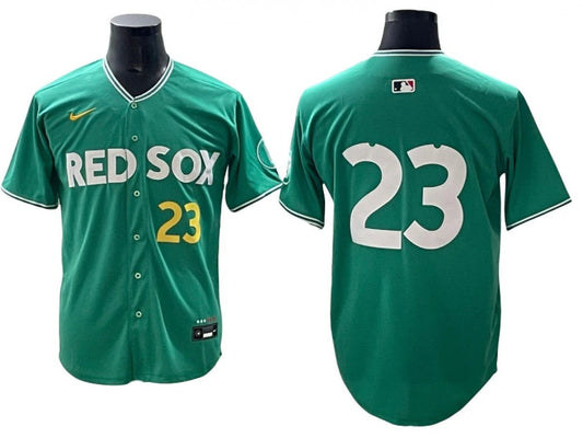 Boston Red Sox #23 Romy Gonzalez Green 2025 City Connect Limited Jersey by My Store