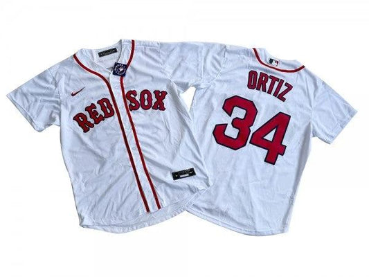 Boston Red Sox #34 David Ortiz White Home Cool Base Jersey by My Store