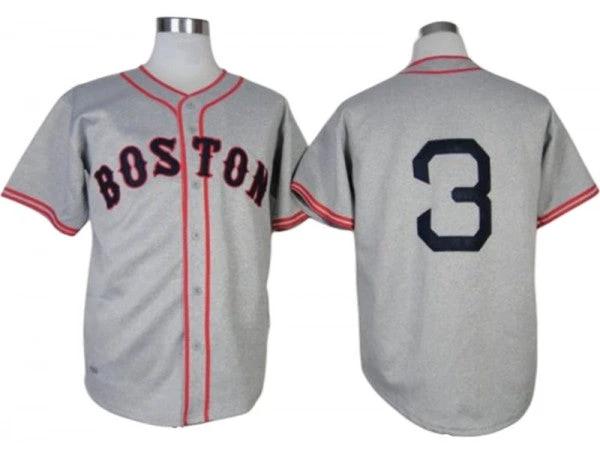 Boston Red Sox #3 Jimmie Foxx GrayThrowback Jersey by My Store