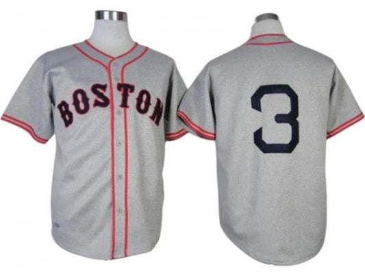 Boston Red Sox #3 Jimmie Foxx GrayThrowback Jersey by My Store