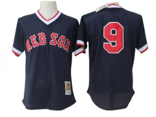 Boston Red Sox #9 Ted Williams Navy Throwback Jersey by My Store