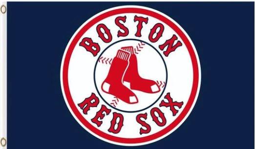 Boston Red Sox flag 3X5Ft Banner USA Polyester with Brass Grommets by flagsjustdoit