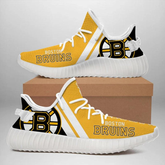 Boston Bruins 350v Yeezy Sneakers For Men Women Fans by Crocs