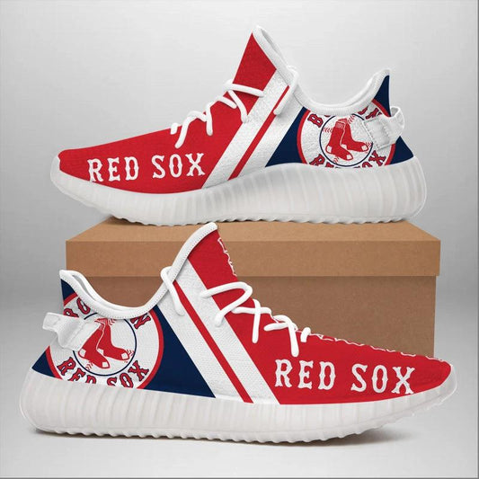 Boston Red Sox 350v Yeezy Sneakers For Men Women Fans by Crocs