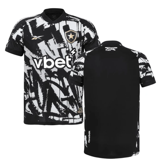 Botafogo-F.R.-2025-26-Fourth-Men-Jersey-Black by Soccer Jersey