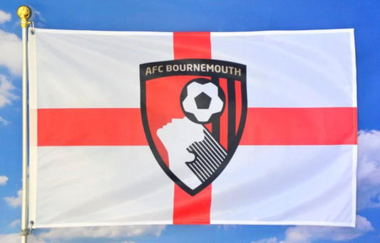 Bournemouth A.F.C. Football Club Flag 3x5ft Banner polyester by flagsjustdoit