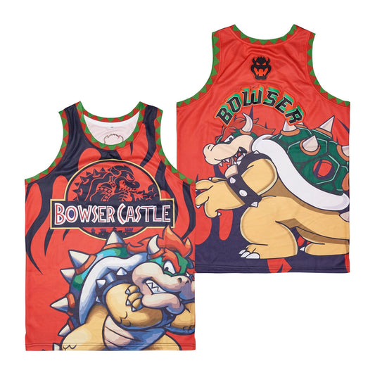 Bowser Castle Movie Basketball Jersey by My store basketball