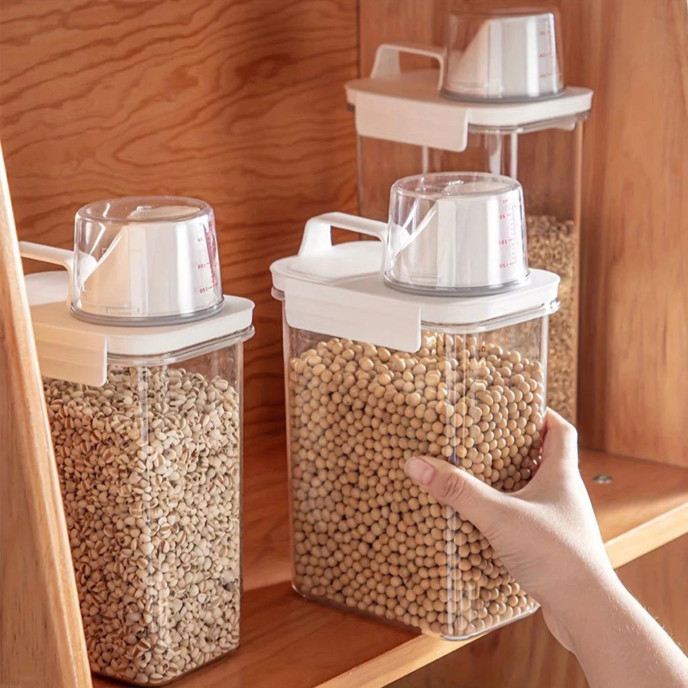 Clear Cereal and Grain Organizer by Casa & Beyond