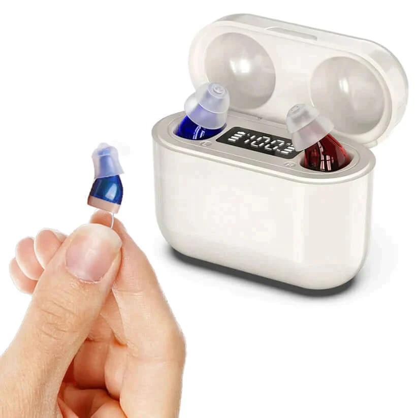 Rechargeable Invisible Hearing Aid by Bowlift