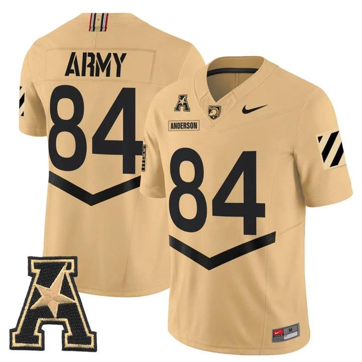 Brady Anderson Jersey #84 Army Black Knights 2025 Vapor Stitched by My Store NCAA Football Jerseys