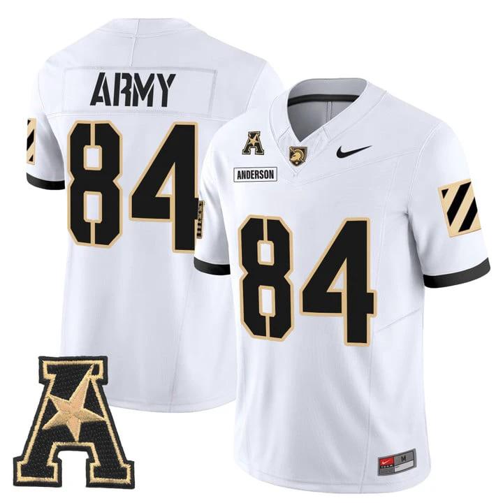 Brady Anderson Jersey #84 Army Black Knights 2025 Vapor Stitched by My Store NCAA Football Jerseys