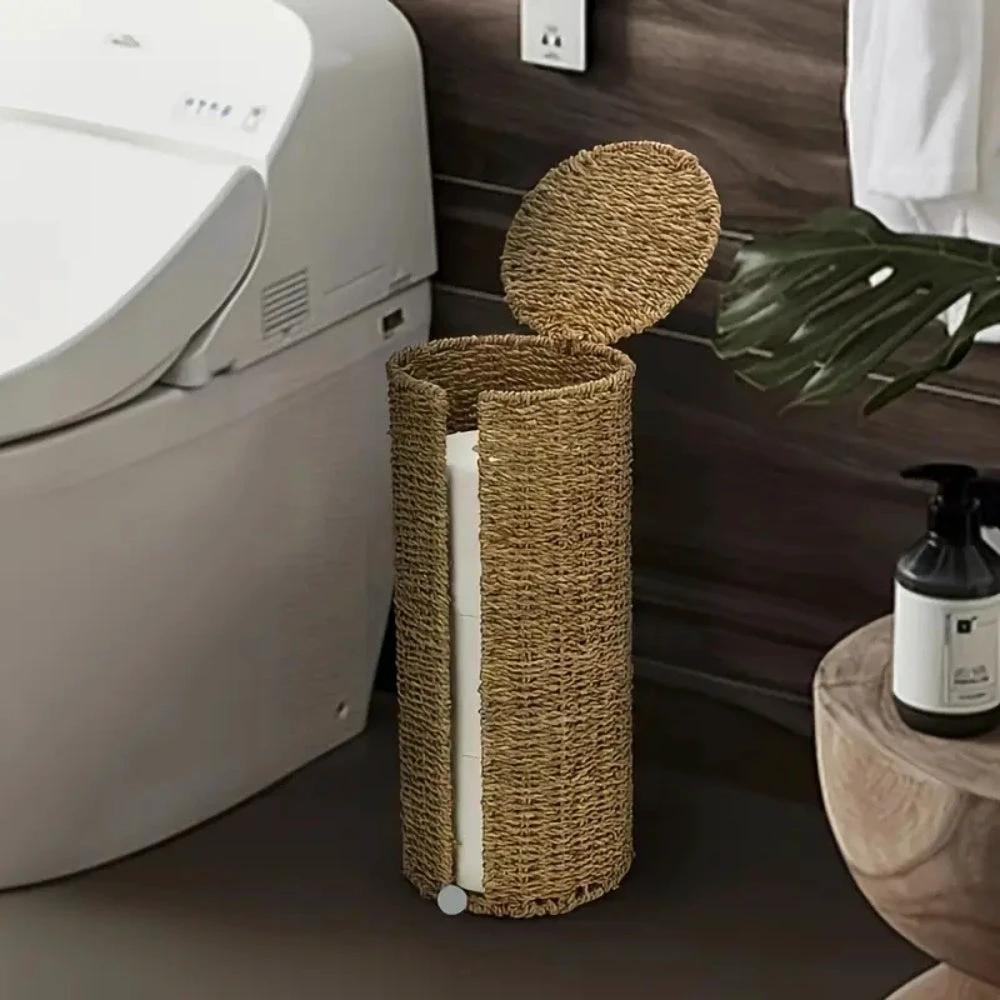 Braided Rope Toilet Paper Holder by Casa & Beyond