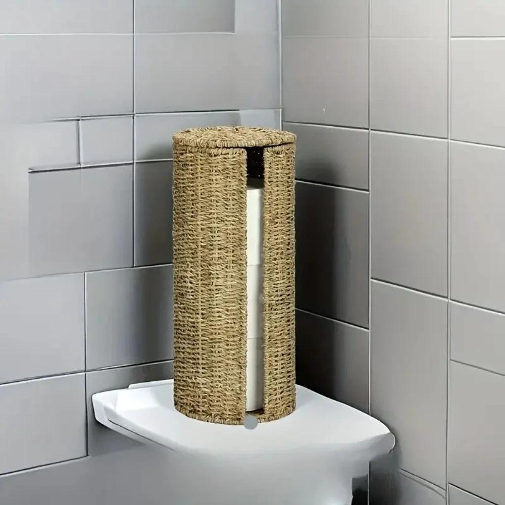 Braided Rope Toilet Paper Holder by Casa & Beyond