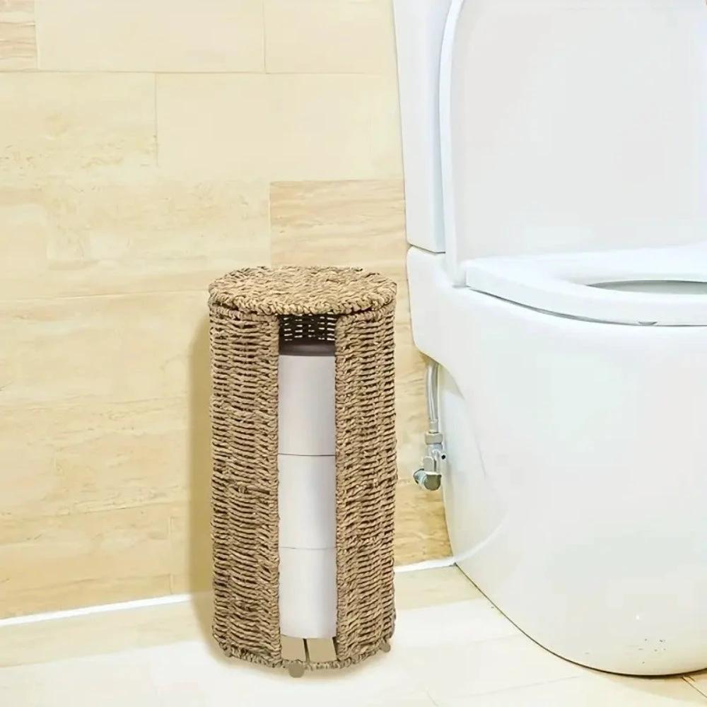 Braided Rope Toilet Paper Holder by Casa & Beyond