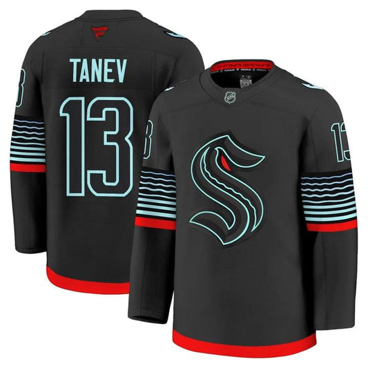 Brandon Tanev Jersey #13 Seattle Kraken 2025 - 26 Premium Non-Glow All Stitched by Hockey David