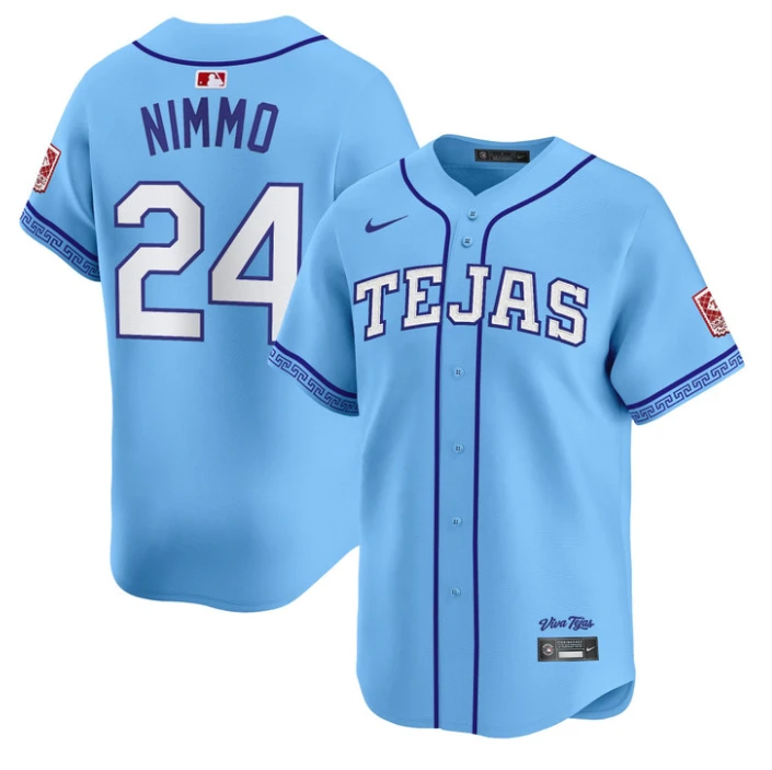 Brandon Nimmo Jersey #24 Texas Rangers 2026 City Connect Premier Stitched by My Store