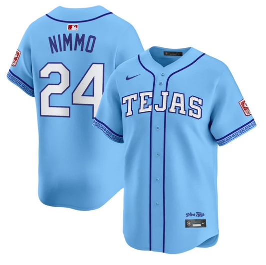 Brandon Nimmo Jersey #24 Texas Rangers 2026 City Connect Premier Stitched by My Store
