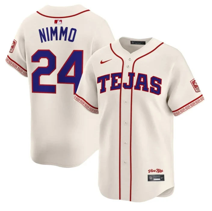 Brandon Nimmo Jersey #24 Texas Rangers 2026 City Connect Premier Stitched by My Store