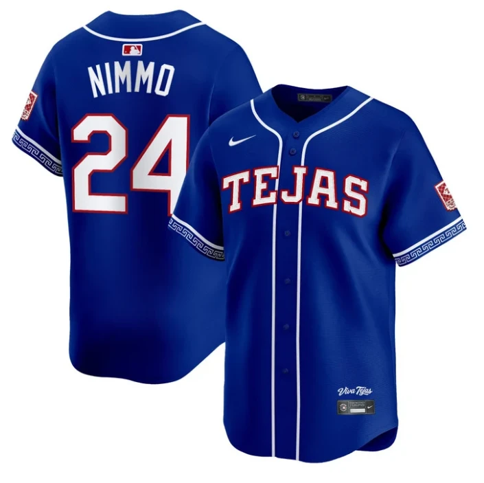 Brandon Nimmo Jersey #24 Texas Rangers 2026 City Connect Premier Stitched by My Store