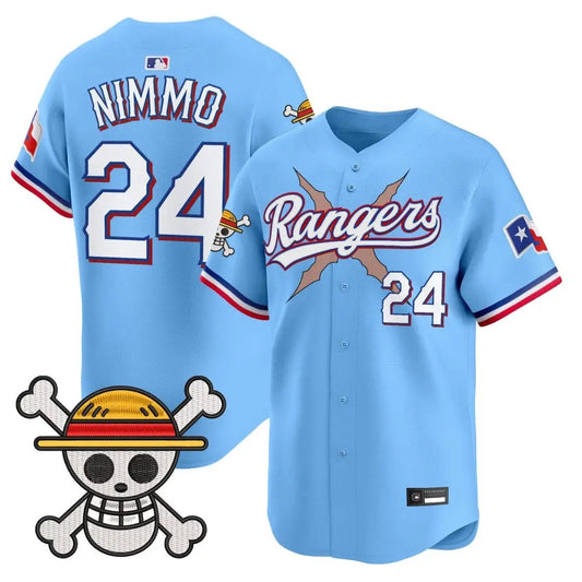 Brandon Nimmo Jersey #24 Texas Rangers One Piece Premier Limited Stitched by My Store