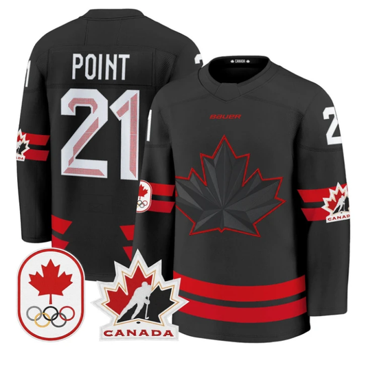 Brayden Point Jersey #21 Canada Olympic 2026 Premium Hockey All Stitched by Hockey David