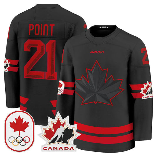 Brayden Point Jersey #21 Canada Olympic Premium Hockey 2026 Stitched by Hockey David