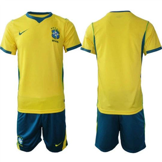 Brazil Blank Jersey National Team x World Cup 2026 Home On Field Soccer by Soccer Jersey