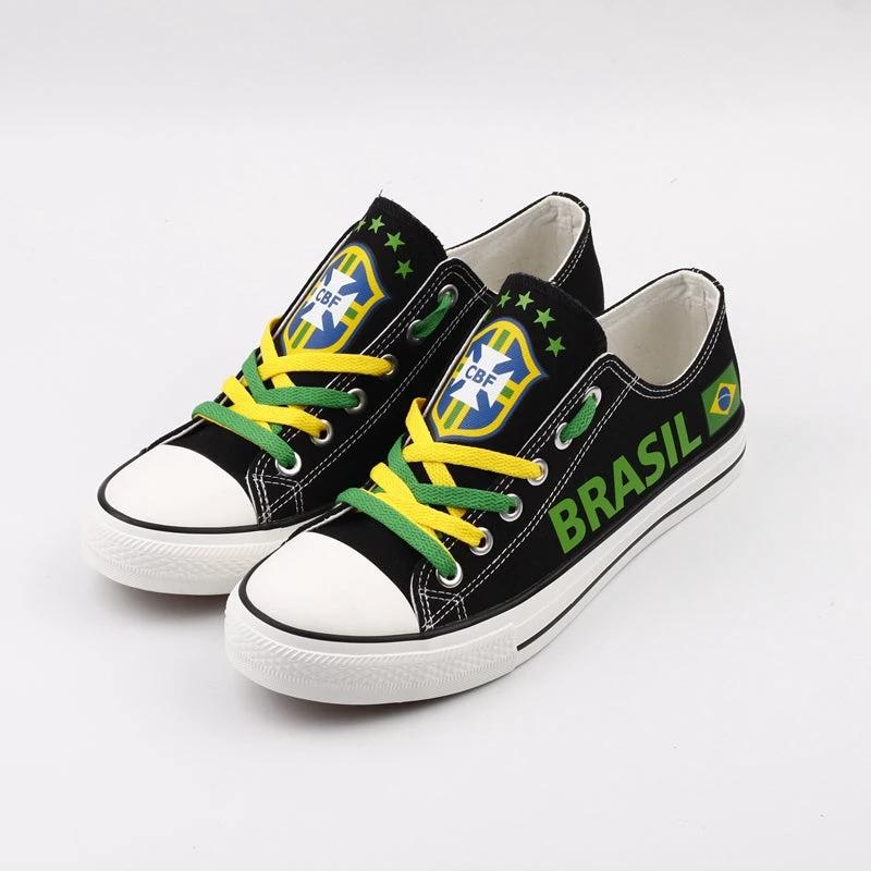 Brazil Low Top Canvas Sport Sneakers Shoes For Men Women Fans by Crocs